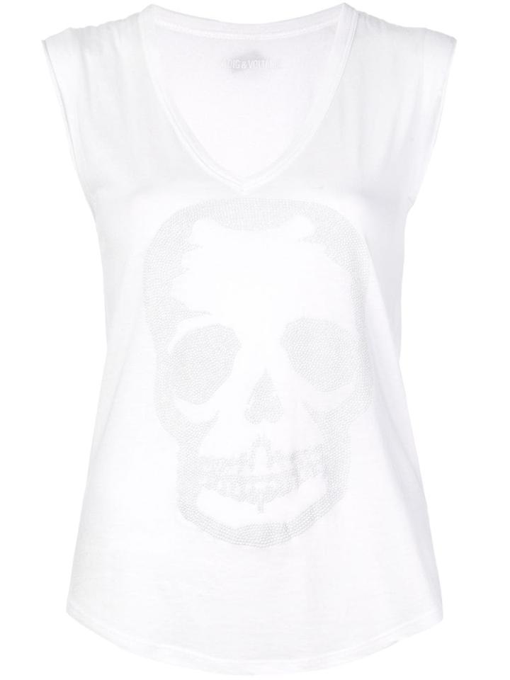 Zadig & Voltaire V-neck Tank Top - White