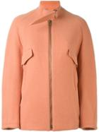 Chloé Boxy Jacket, Women's, Size: 38, Yellow/orange, Cotton/polyamide/viscose/virgin Wool