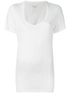 Isabel Marant Étoile V-neck T-shirt, Women's, Size: Small, White, Linen/flax