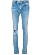 Balenciaga Distressed Skinny Jeans - Blue