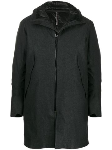 Veilance Padded Hooded Coat - Grey