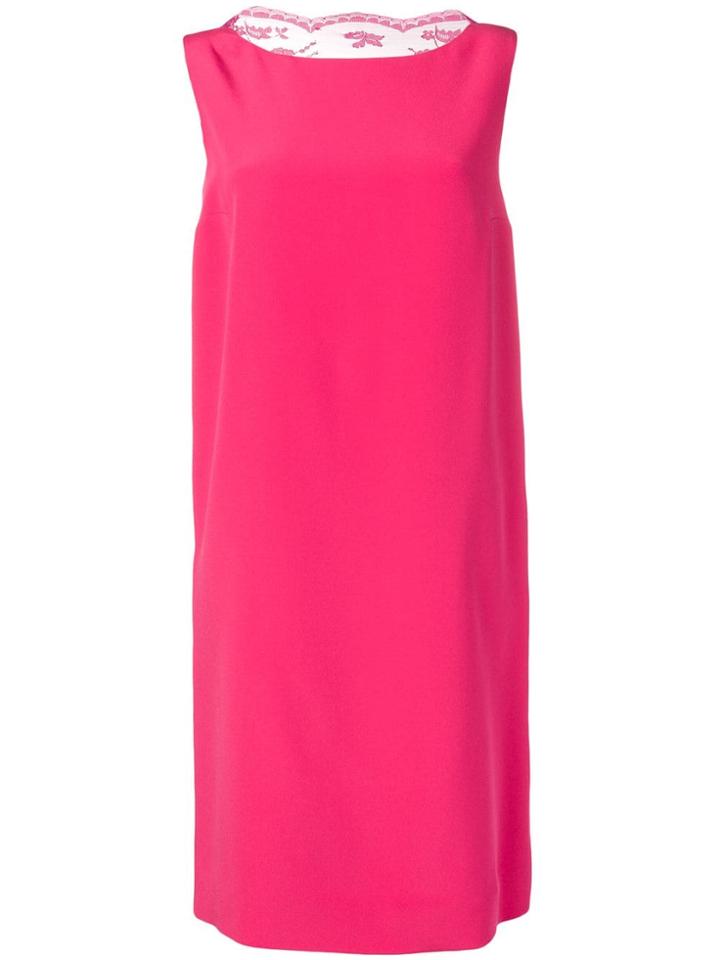 Gianluca Capannolo Plain Shift Dress - Pink