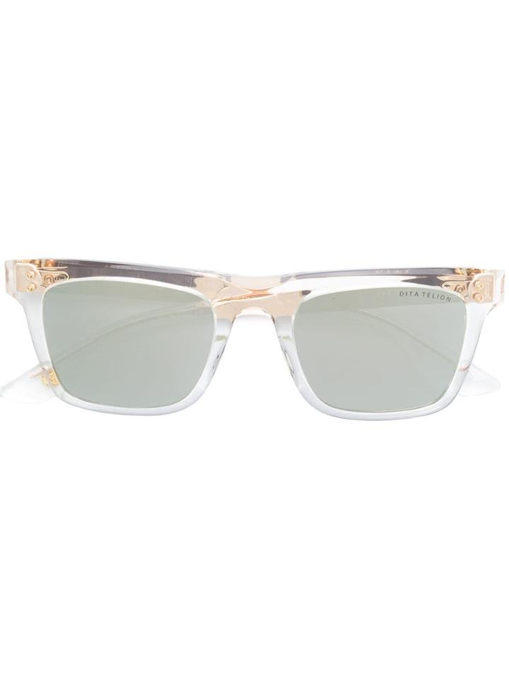 Dita Eyewear Square Tinted Sunglasses - Gold