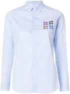 Visvim Floral Chest Pocket Shirt - Blue