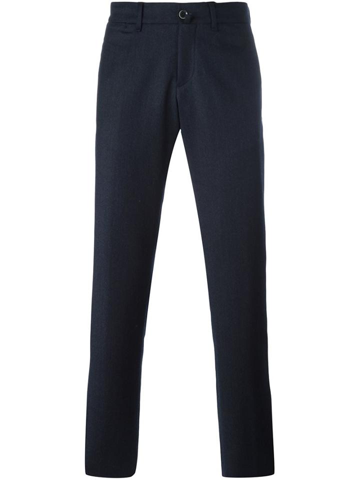 Lardini 'paris' Chinos, Men's, Size: 54, Blue, Cotton/polyester/spandex/elastane/wool