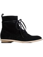 Valas Lace-up Boots - Black