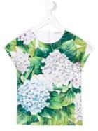 Dolce & Gabbana Kids - Ortensia T-shirt - Kids - Cotton - 5 Yrs, White