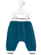 Amelia Milano - Relaxed Trousers - Kids - Linen/flax - 9-12 Mth, Blue