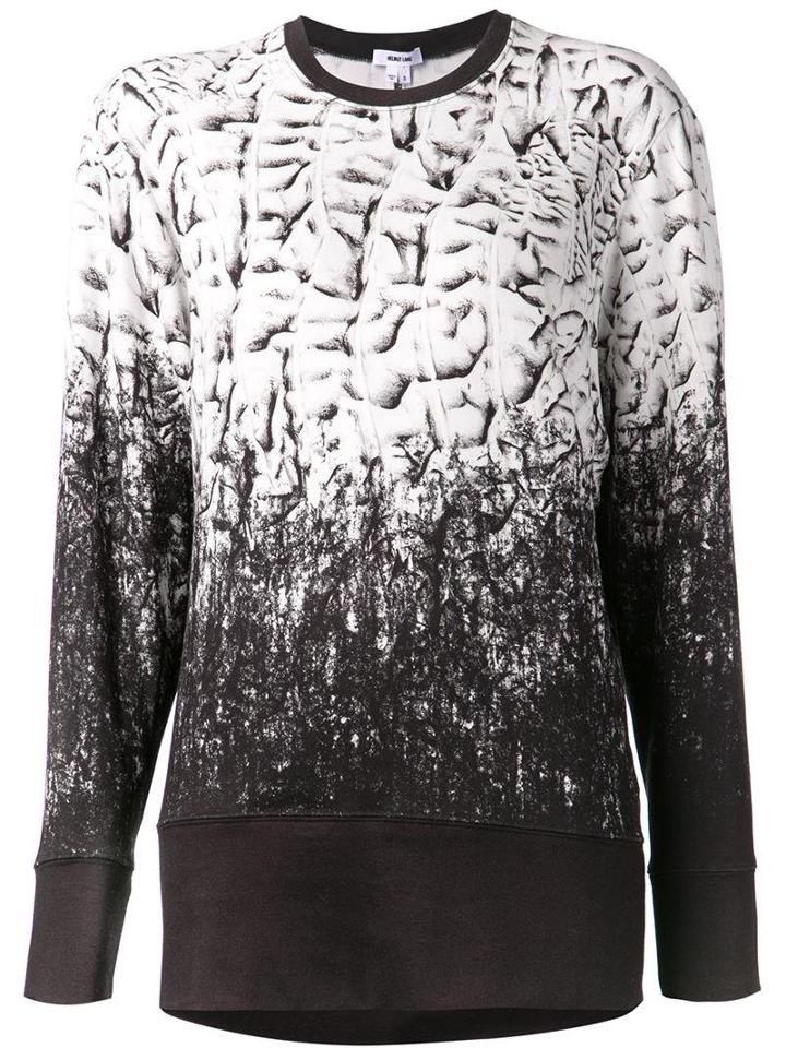 Helmut Lang Printed Sweatshirt Top
