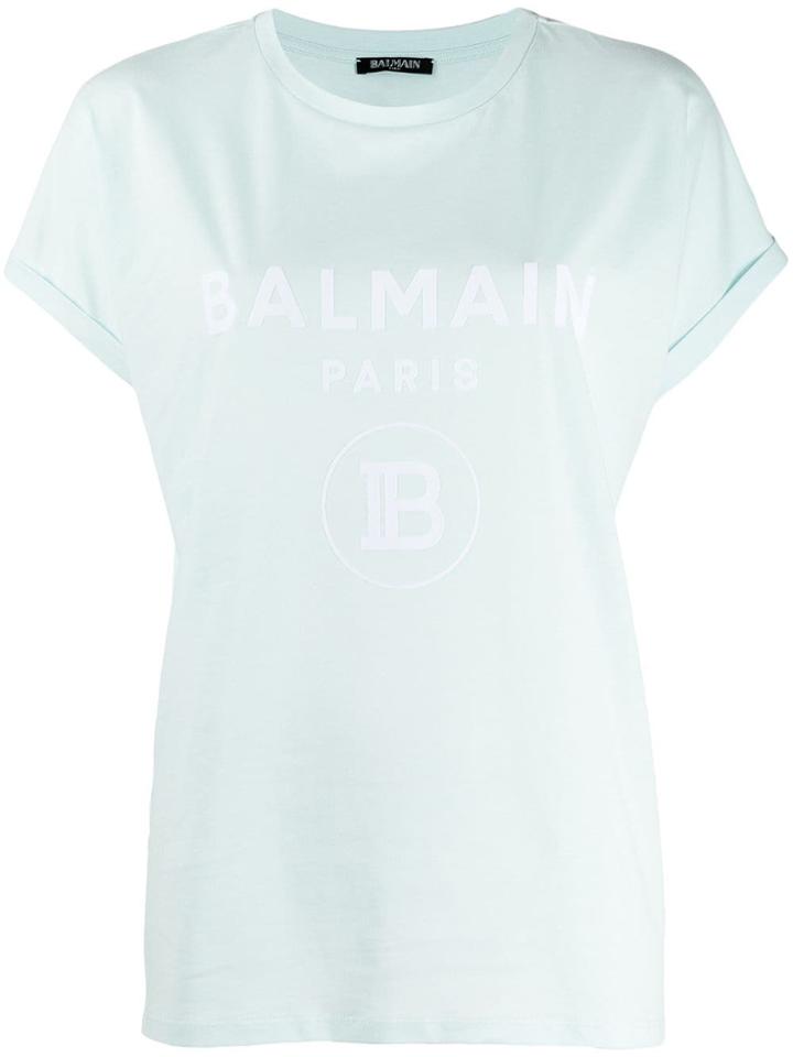 Balmain Oversized Logo T-shirt - Blue