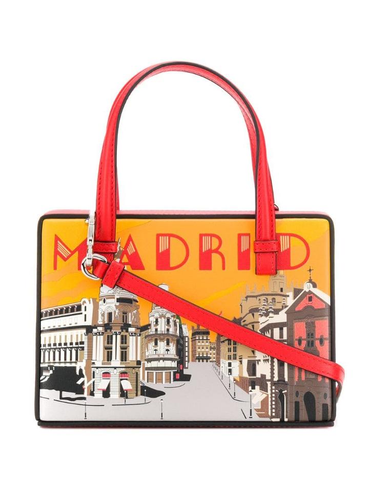 Loewe Madrid Print Tote - Red