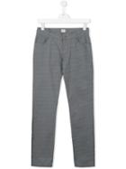 Armani Junior Printed Trousers, Boy's, Size: 14 Yrs, Grey