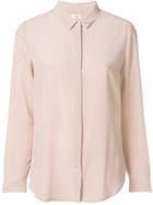 Closed Concealed Front Shirt - Pink & Purple
