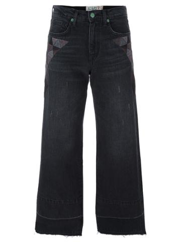 Sandrine Rose Cropped Jeans - Black