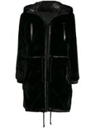 Michael Michael Kors Reversible Hooded Parka Coat - Black