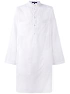 Qasimi - Misawa Tunic Shirt - Men - Cotton - 16, White, Cotton