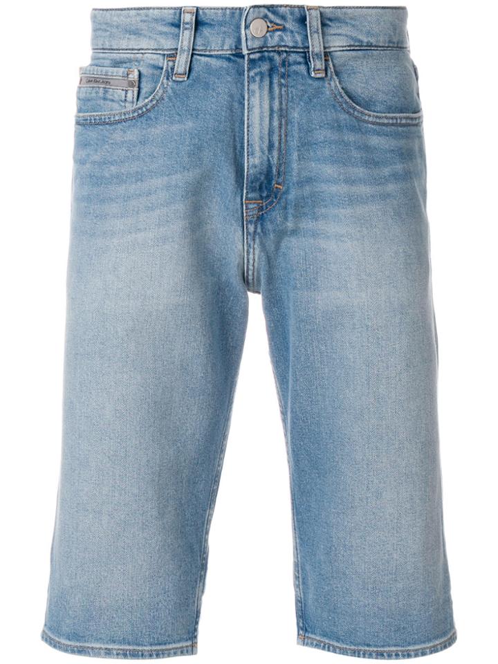 Ck Jeans Denim Shorts - Blue