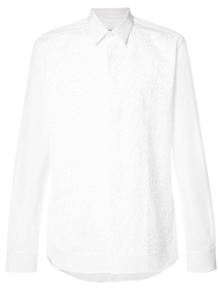 Givenchy Long-sleeved Shirt, Men's, Size: 44, White, Cotton/viscose/polyamide