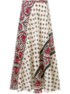Red Valentino Paisley-print Skirt - Nude & Neutrals
