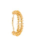 Alberta Ferretti Bead And Hoop Bracelet - Gold