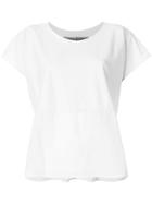 Raquel Allegra Flared Short-sleeve T-shirt - White