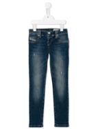 Diesel Kids 'speedjegg' Jeans, Girl's, Size: 10 Yrs, Blue