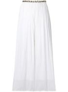 Forte Forte Wide Leg Cropped Pants - White