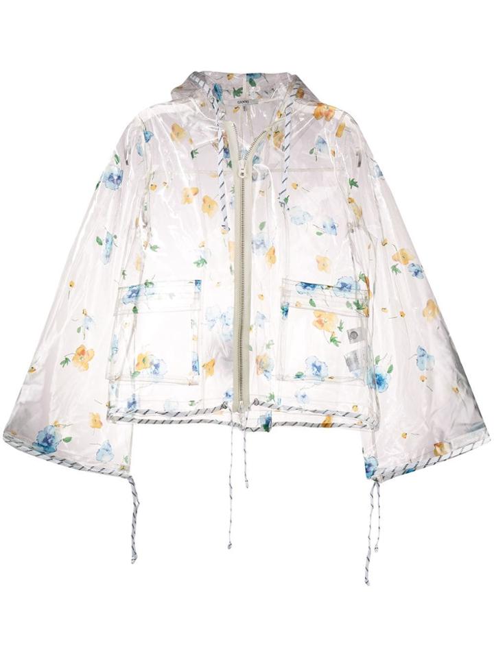 Ganni Petunia Rain Jacket - Nude & Neutrals