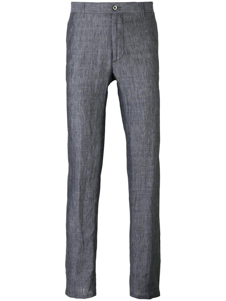 Corneliani Tailored Fitted Trousers - Grey