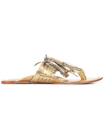 Figue Scaramouche Sandals - Gold