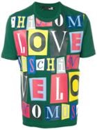 Love Moschino - Printed T-shirt - Men - Cotton - S, Green, Cotton