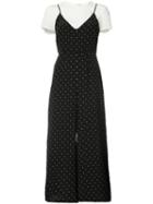 Zimmermann - Dots Print Layered Jumpsuit - Women - Silk - 1, Black, Silk