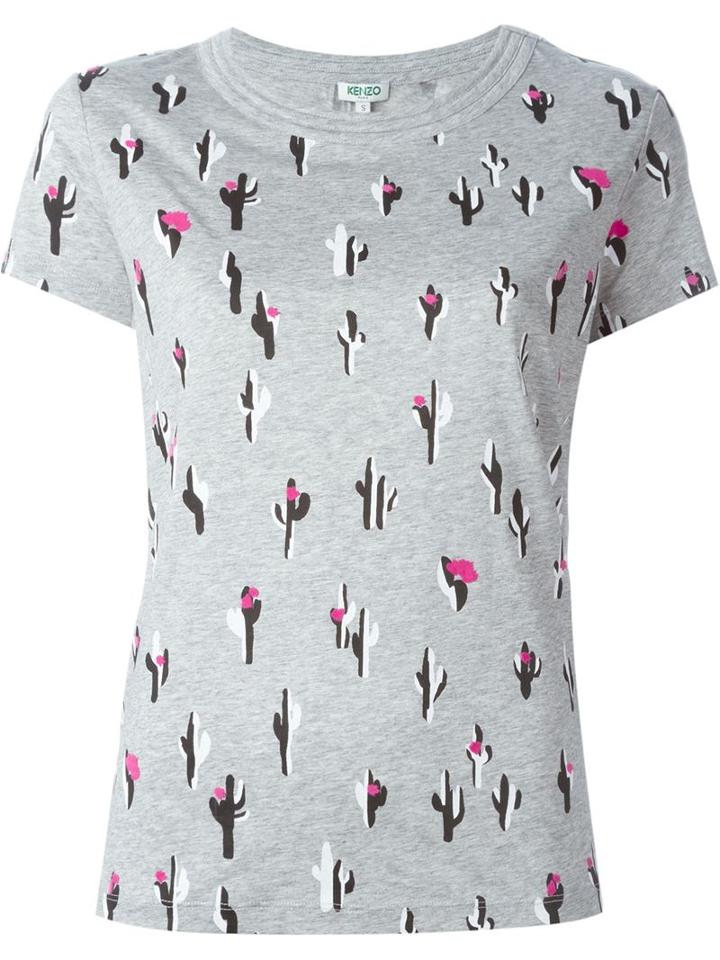 Kenzo 'cartoon Cactus' T-shirt
