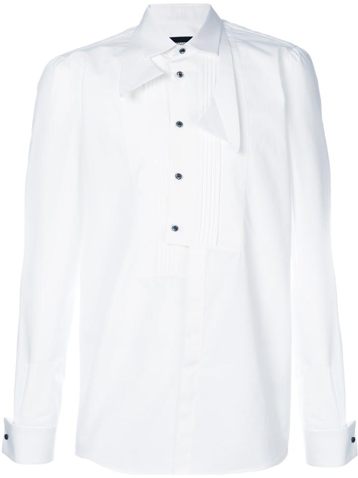 Dsquared2 Deconstructed Tuxedo Shirt - White