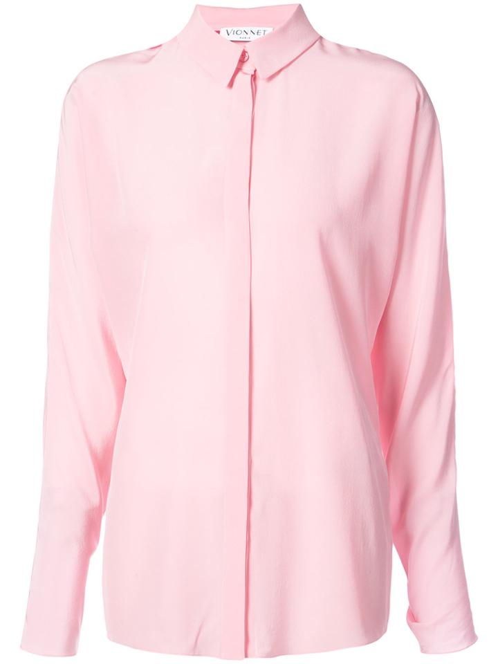 Vionnet Two-tone Shirt - Pink & Purple