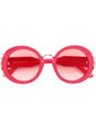 Elie Saab Round-frame Sunglasses - Red