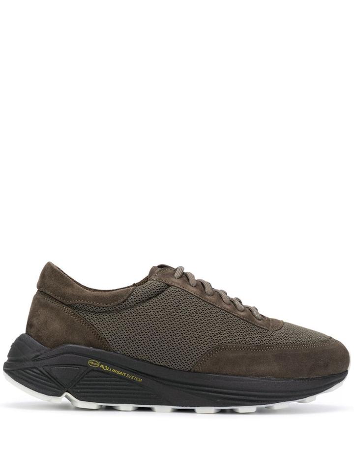 Our Legacy Mono Runner Turtle Trainers - Green