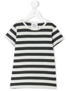 Douuod Kids - Striped T-shirt - Kids - Cotton - 3 Yrs, Black