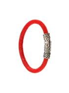Nialaya Jewelry Lock Bracelet - Red