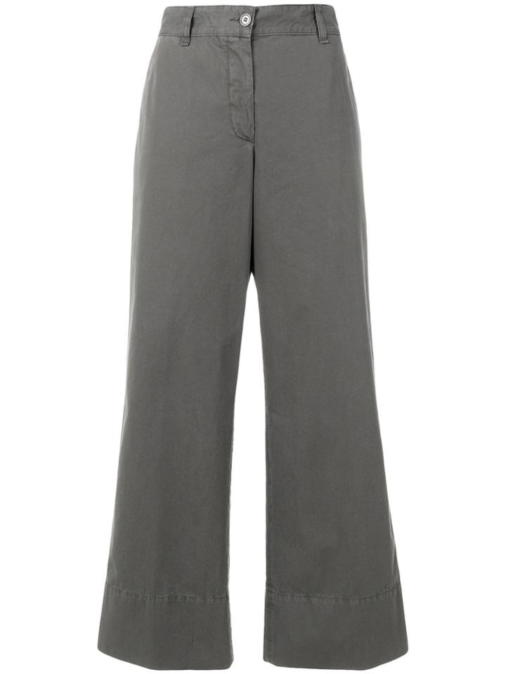 Aspesi Wide Leg Trousers - Grey