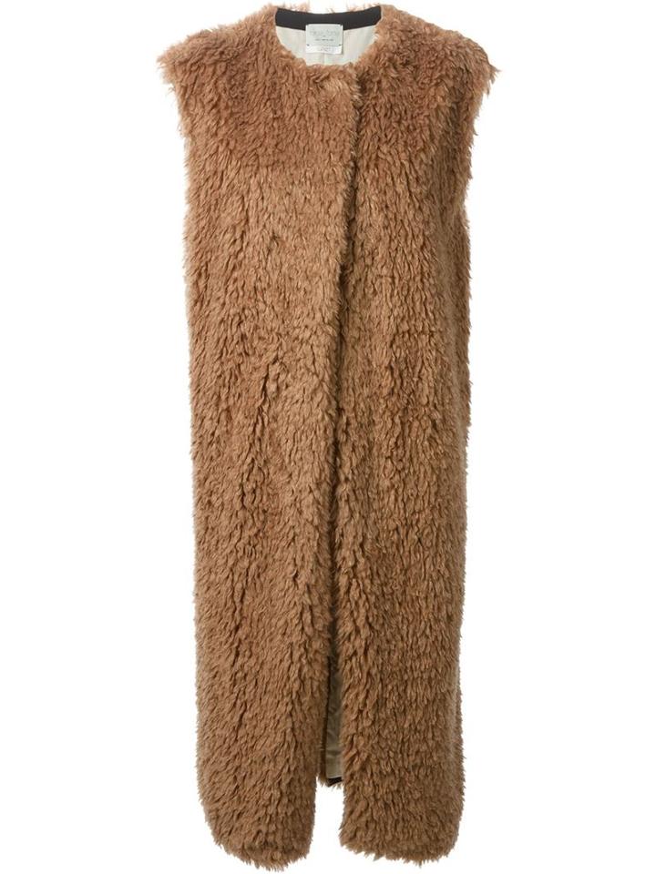 Forte Forte Sleeveless Furry Coat