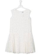 Kenzo Kids Cactus Pattern Dress, Girl's, Size: 16 Yrs, White
