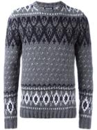 Woolrich Patterned Jumper - Grey