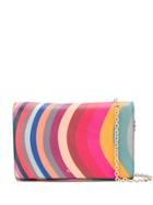 Paul Smith Curved Stripe Clutch - Pink