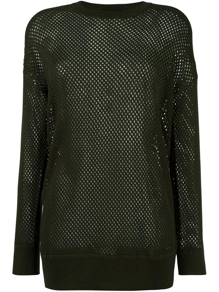 Diesel 'sibi' Pullover, Women's, Size: Medium, Green, Nylon/rayon/cashmere