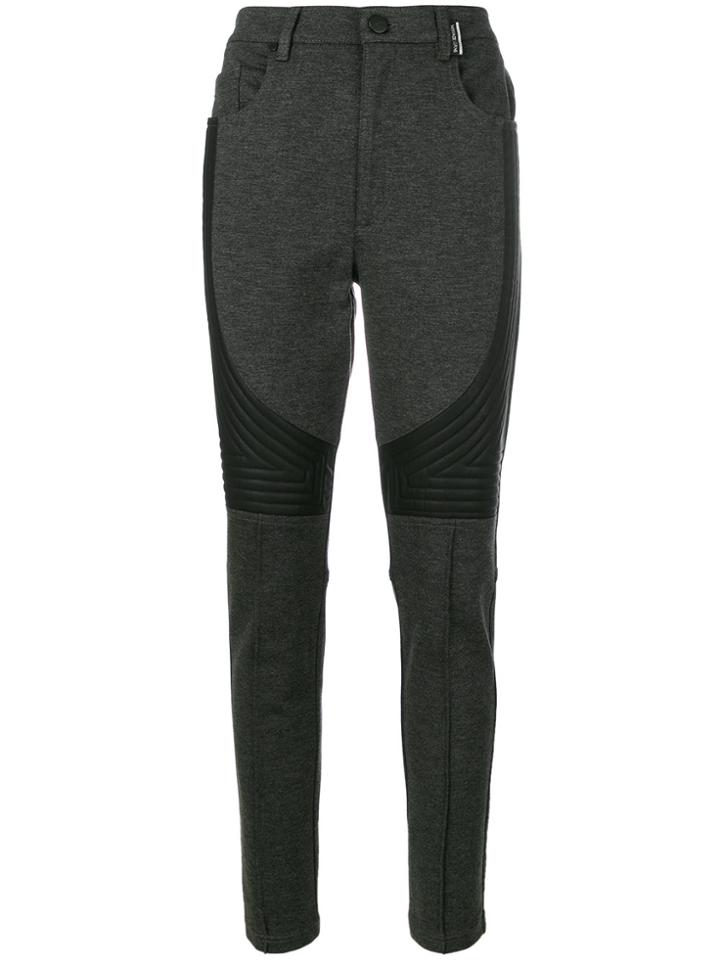 Versace Jeans Fitted Jersey Trousers - Grey