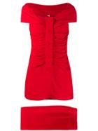 Gianfranco Ferre Vintage Gathered Skirt & Blouse Set