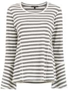 Alcaçuz Giulia Striped Top - Grey