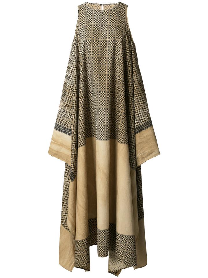 Uma Wang - Anuli Dress - Women - Cotton - S, Brown, Cotton