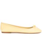 Anna Baiguera Bow Toe Ballerinas - Yellow & Orange